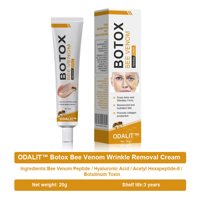 🔥Final 3 Hours: 80% OFF - ODALIT™ Botox Bee Venom Wrinkle Removal Cream🐝