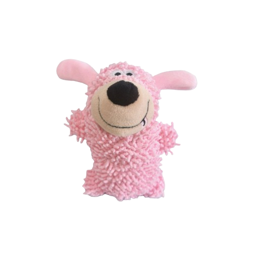 🔥🎄 Christmas Time Limited Offer - 🐾Cute Squeaky Mop Dog Toy|Teeth Cleaning Chew · Interactive · Durable Plush