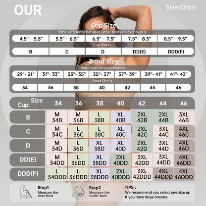 🔥Time-Limited Offer - Full coverage wireless bra