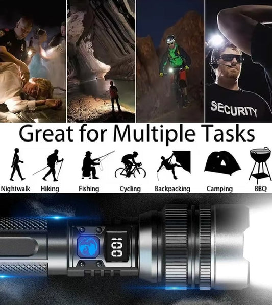 🔥Final 3 Hours: 75% OFF - Ultimate Survival Digital Display Flashlight🔦