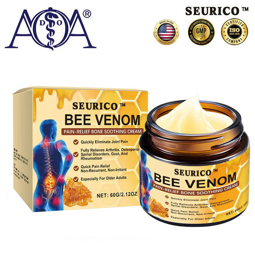 🔥Final 3 Hours: 80% OFF - SEURICO™ Bee Venom Pain Relief Bone Soothing Cream🐝