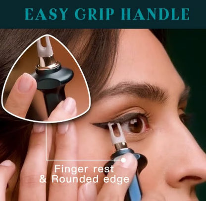 Eyeliner Applicator Kit, Silicone Eyeliner Tool with Eyeliner Cream, Reusable Eye Liner For Shaky Hands Beginer Makeup Handle Cosmetic