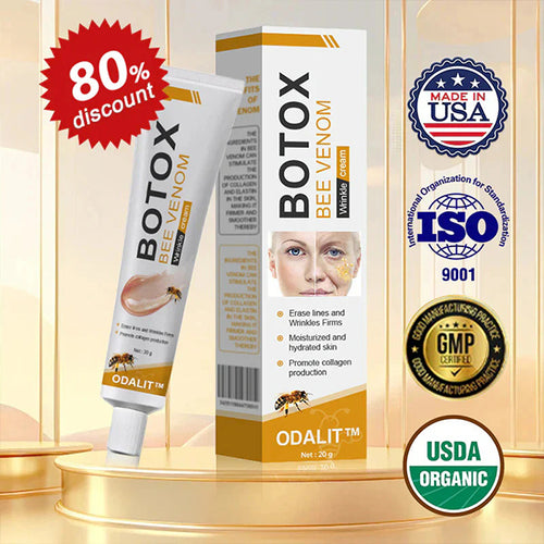 🔥Final 3 Hours: 80% OFF - ODALIT™ Botox Bee Venom Wrinkle Removal Cream🐝