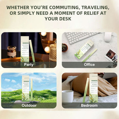 JEREMYTIS™ Mullein Diffuser & Relaxation Stick – Soothes Lungs, Detoxifies, Freshens Breath