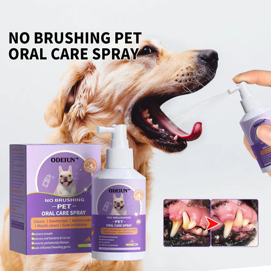 🔥Final 3 Hours: 80% OFF - 🦷ODEIUN™ Teeth Cleaning Spray for Dogs🐶&Cats🐱