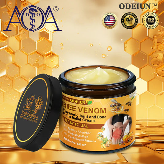 🔥Final 3 Hours: 80% OFF - ODEIUN™ Turmeric & Bee Venom Joint and Bone Pain Relief Cream🐝