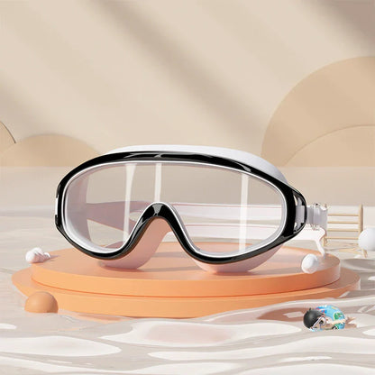 🔥Time-Limited Offer - 🌊HD Children's Large Frame Waterproof and Anti-Fog Swimming Goggles