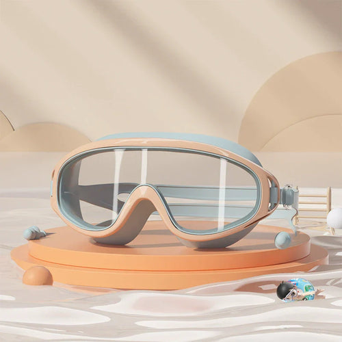 🔥Time-Limited Offer - 🌊HD Children's Large Frame Waterproof and Anti-Fog Swimming Goggles