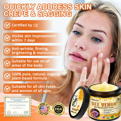 🔥Final 3 Hours: 80% OFF - ODALIT™ Bee Venom Skin Restoration Cream🐝