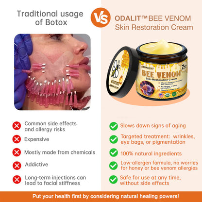 🔥Final 3 Hours: 80% OFF - ODALIT™ Bee Venom Skin Restoration Cream🐝