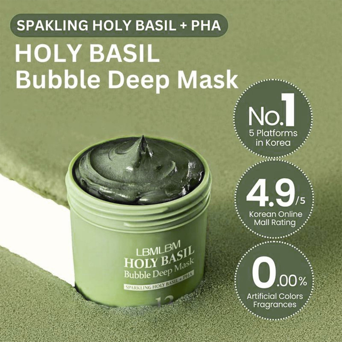 LBMLBM™ Holy Basil Bubble Deep Mask