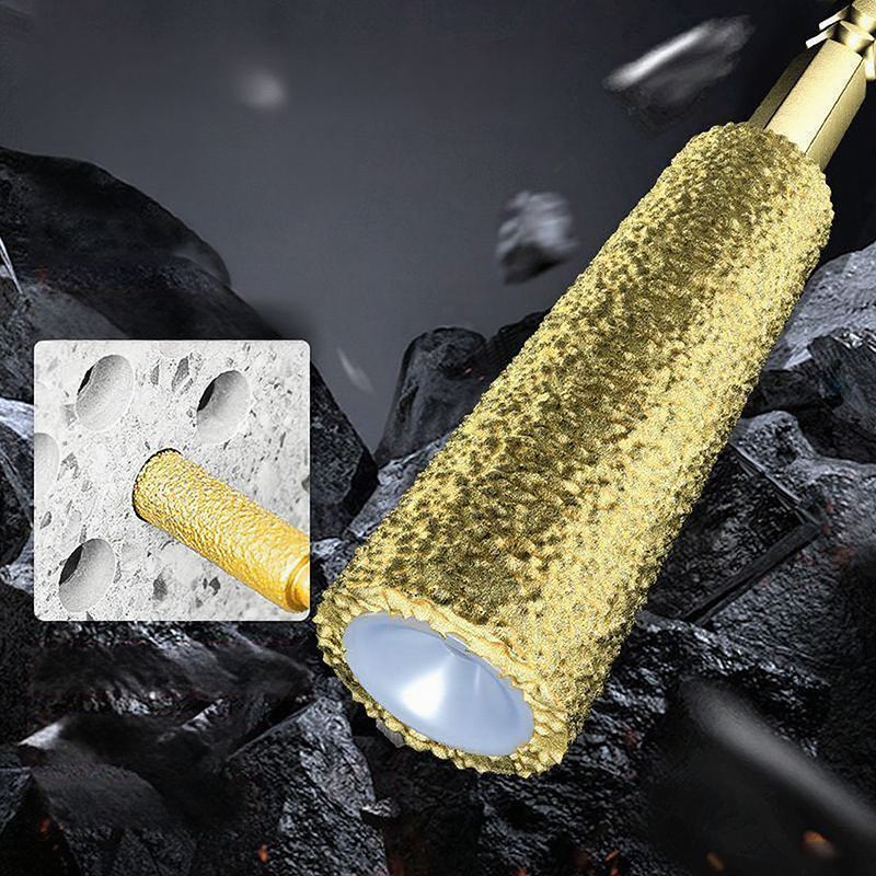 🔥Time-Limited Offer - 🛠️2-in-1 Hexagonal Shank Brazing Dry Drilling Specialized Hole Opener