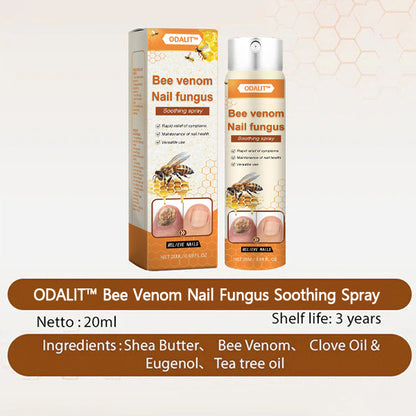 🔥Final 3 Hours: 80% OFF - ODALIT™ Bee Venom Nail Fungus Soothing Spray 🐝