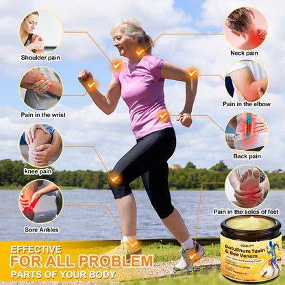 🔥Final 3 Hours: 80% OFF - ODALIT™ Botulinum Toxin & Bee Venom Pain-Relief Bone Healing Cream🐝