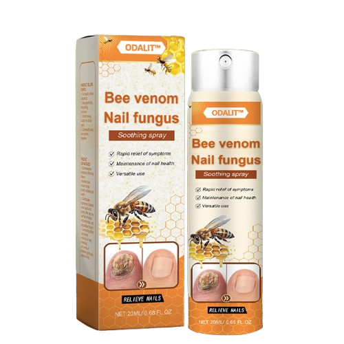 🔥Final 3 Hours: 80% OFF - ODALIT™ Bee Venom Nail Fungus Soothing Spray 🐝