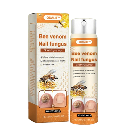 🔥Final 3 Hours: 80% OFF - ODALIT™ Bee Venom Nail Fungus Soothing Spray 🐝