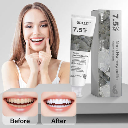 🔥Final 3 Hours: 80% OFF - ODALIT™ Fluoride-Free Nano-Hydroxyapatite Toothpaste