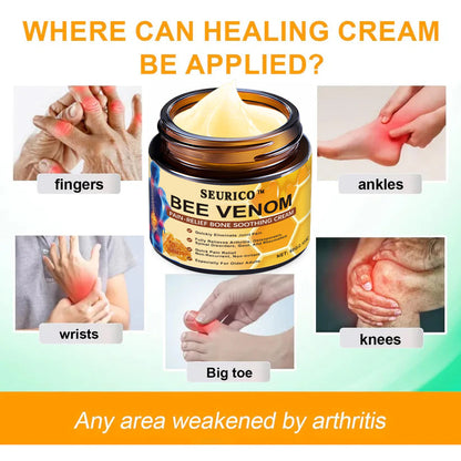 🔥Final 3 Hours: 80% OFF - SEURICO™ Bee Venom Pain Relief Bone Soothing Cream🐝