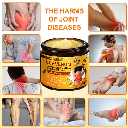 🔥Final 3 Hours: 80% OFF - ODEIUN™ Turmeric & Bee Venom Joint and Bone Pain Relief Cream🐝