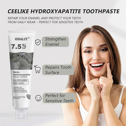 🔥Final 3 Hours: 80% OFF - ODALIT™ Fluoride-Free Nano-Hydroxyapatite Toothpaste
