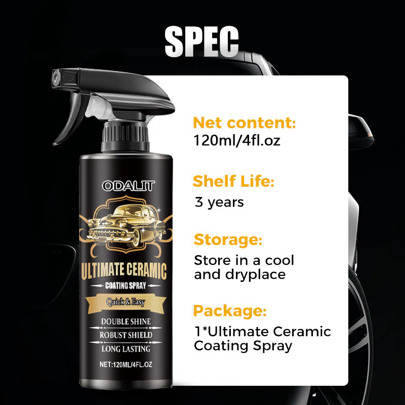 🔥Final 3 Hours: 80% OFF - 🚗ODALIT™ Ultimate Ceramic Coating Spray
