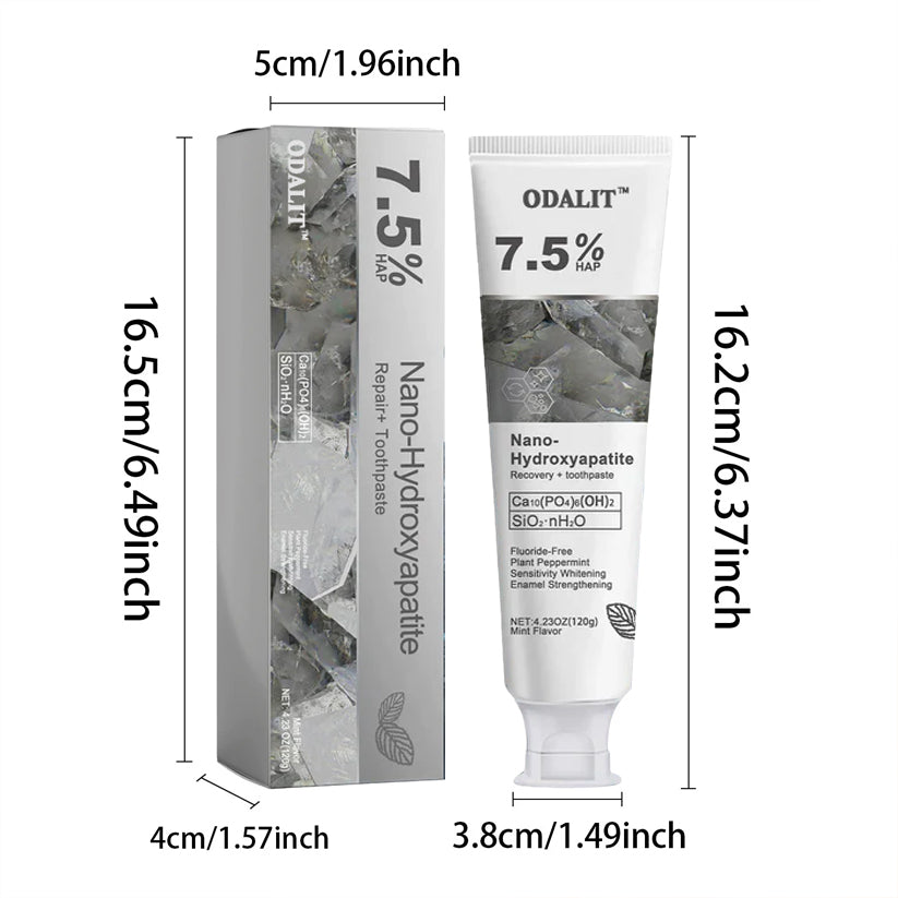 🔥Final 3 Hours: 80% OFF - ODALIT™ Fluoride-Free Nano-Hydroxyapatite Toothpaste
