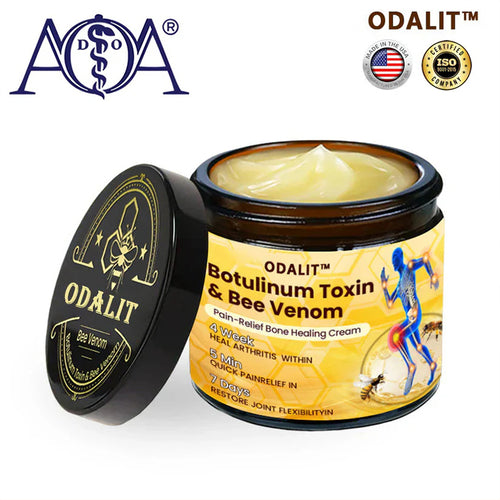 🔥Final 3 Hours: 80% OFF - ODALIT™ Botulinum Toxin & Bee Venom Pain-Relief Bone Healing Cream🐝