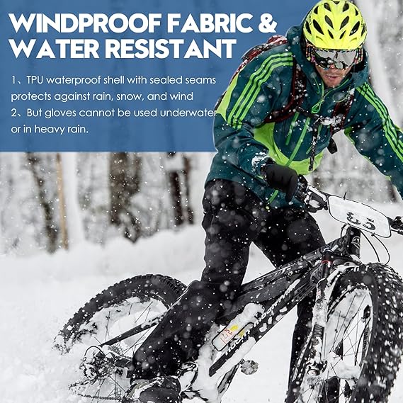 🔥Final 3 Hours: 80% OFF - 🧤Windproof Touchscreen Winter Gloves – Thermal Warmth for Men & Women