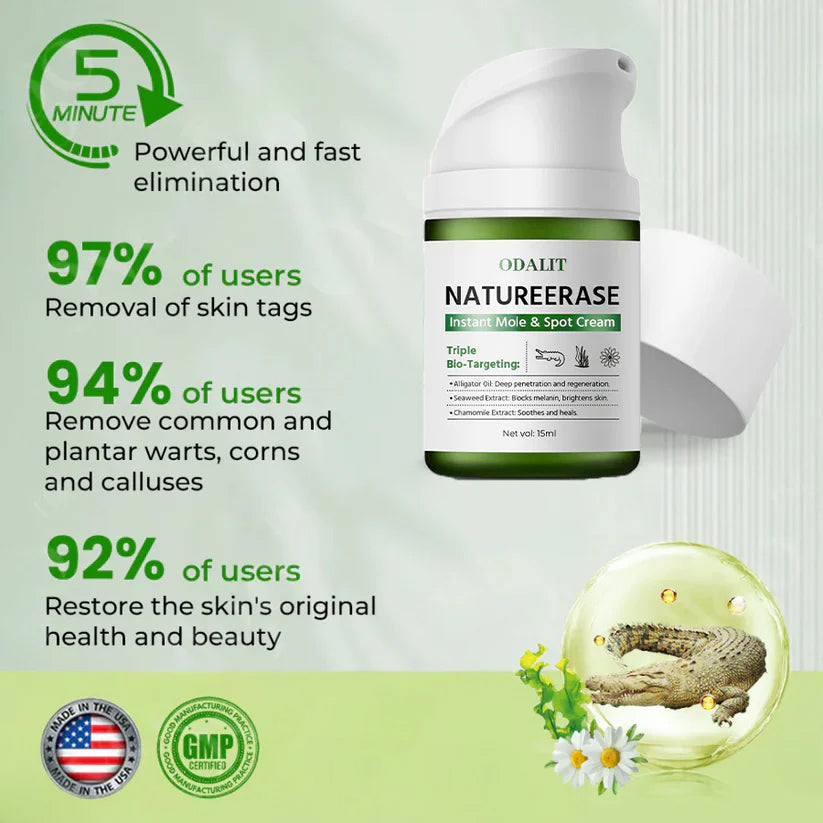 🔥Final 3 Hours: 80% OFF - ODALIT™ NatureErase Instant Mole & Spot Cream