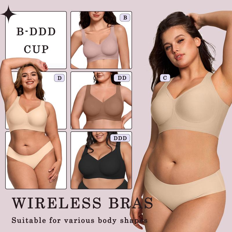 🔥Time-Limited Offer - Full coverage wireless bra