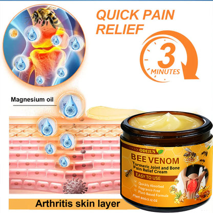 🔥Final 3 Hours: 80% OFF - ODEIUN™ Turmeric & Bee Venom Joint and Bone Pain Relief Cream🐝