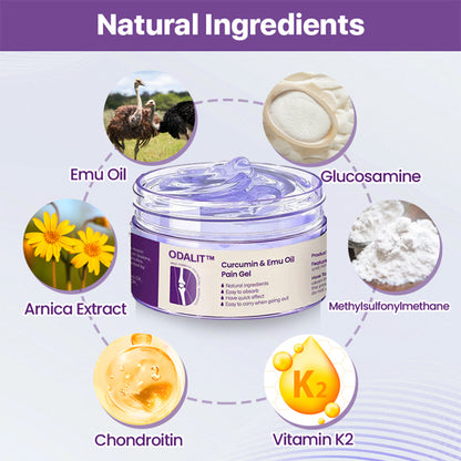 🔥Final 3 Hours: 80% OFF - ODALIT™ Curcumin & Emu Oil Pain Gel – 🏥Backed by US Osteopathic Experts
