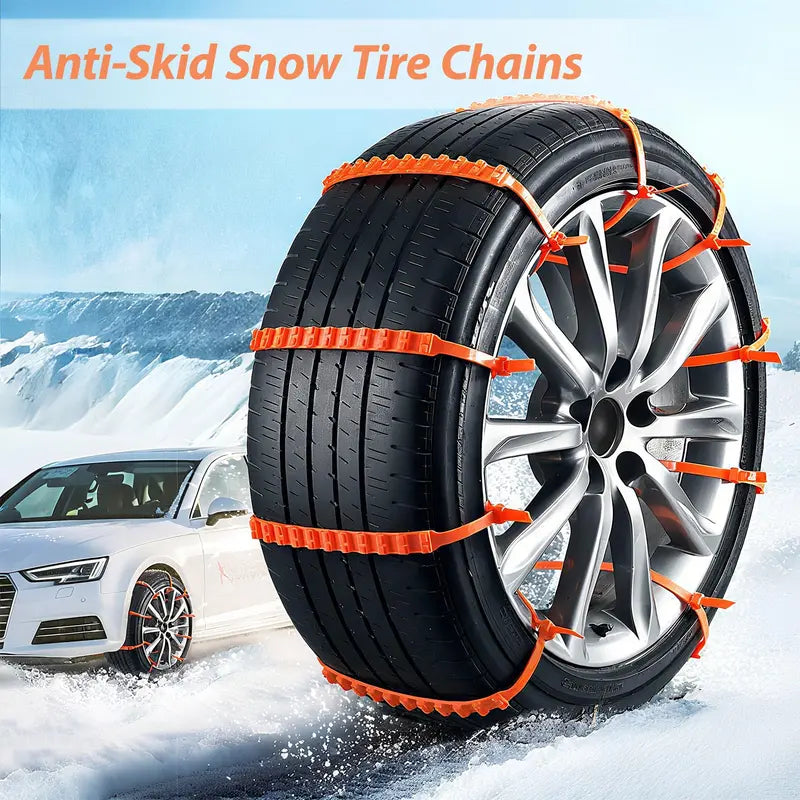 🔥Time-Limited Offer -🛞Universal Anti-Skid Snow Chains – Instant Winter Traction for All Vehicles