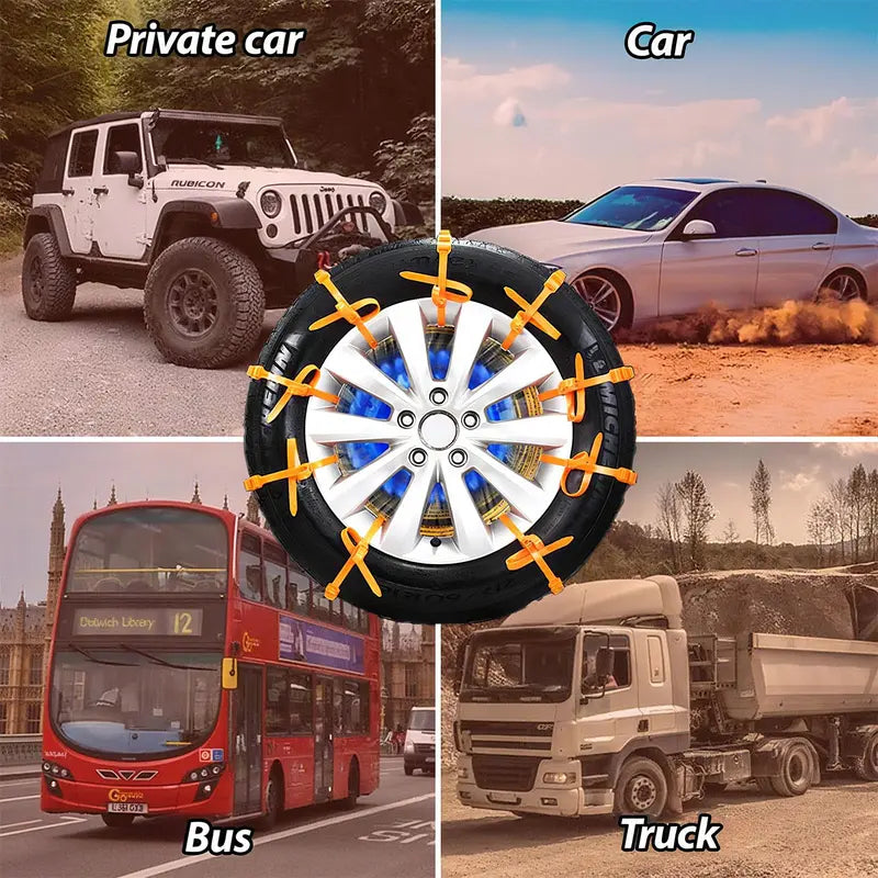 🔥Time-Limited Offer -🛞Universal Anti-Skid Snow Chains – Instant Winter Traction for All Vehicles