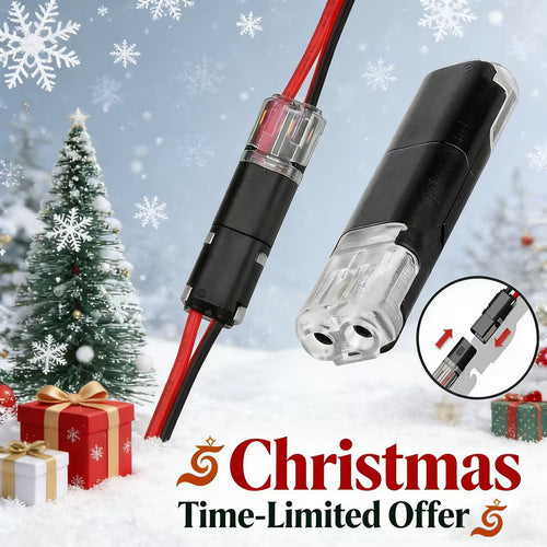 🔥Time-Limited Offer -🔌2-Pin Solderless Wire Connector – Compact Plug for LED Strips & 18–22 AWG Cables