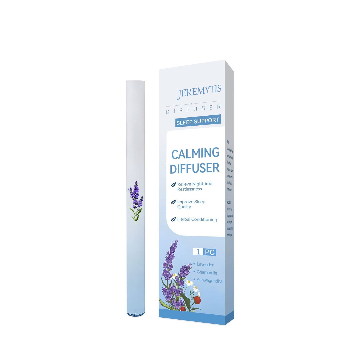 JEREMYTIS™ Mullein Diffuser & Relaxation Stick – Soothes Lungs, Detoxifies, Freshens Breath