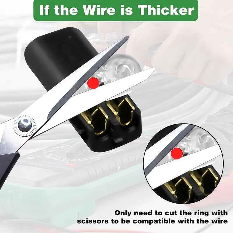 🔥Time-Limited Offer -🔌2-Pin Solderless Wire Connector – Compact Plug for LED Strips & 18–22 AWG Cables