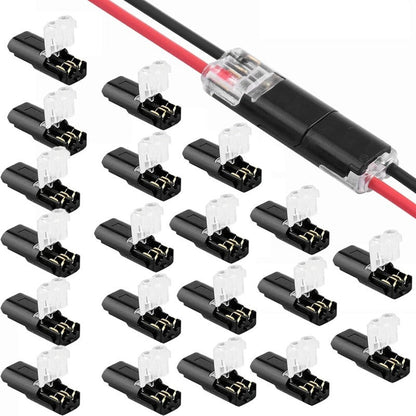 🔥Time-Limited Offer -🔌2-Pin Solderless Wire Connector – Compact Plug for LED Strips & 18–22 AWG Cables