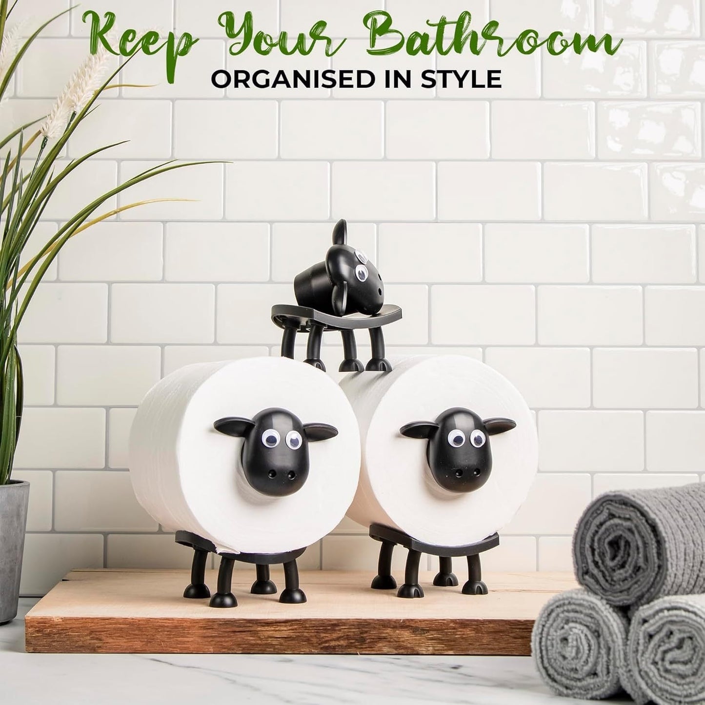 🔥Time-Limited Offer -🐑Sheep Toilet Roll Holder