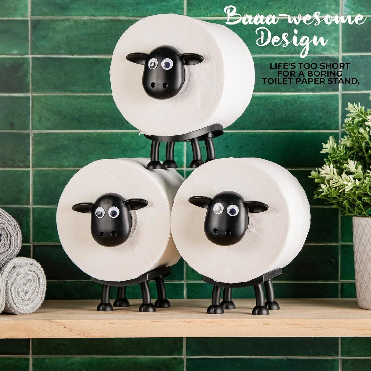 🔥Time-Limited Offer -🐑Sheep Toilet Roll Holder