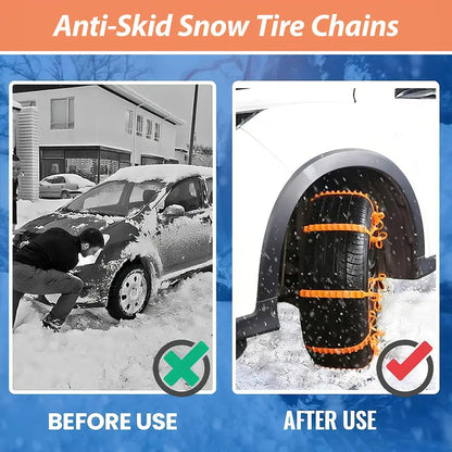 🔥Time-Limited Offer -🛞Universal Anti-Skid Snow Chains – Instant Winter Traction for All Vehicles