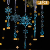 Blue Icicle Set 18PCS