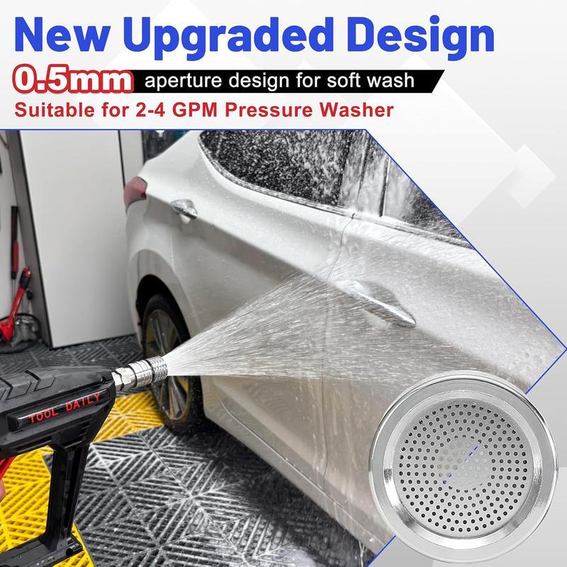 🔥Final 3 Hours: 80% OFF - 🚿Pressure Washer Nozzle – 1/4" Quick Connect Shower Tip for Car Wash & Gardening