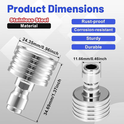 🔥Final 3 Hours: 80% OFF - 🚿Pressure Washer Nozzle – 1/4" Quick Connect Shower Tip for Car Wash & Gardening