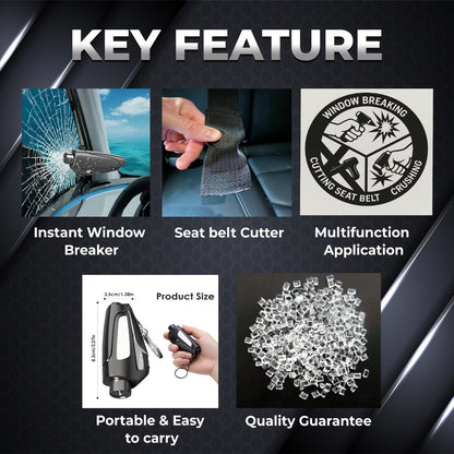 🔥Final 3 Hours: 80% OFF - 💥Upgraded 3-in-1 Car Window Breaker