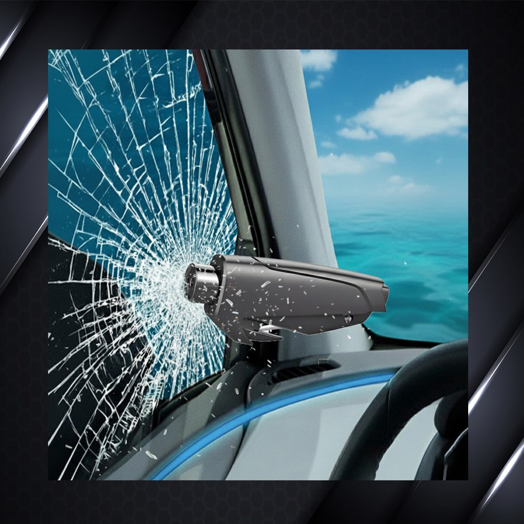 🔥Final 3 Hours: 80% OFF - 💥Upgraded 3-in-1 Car Window Breaker