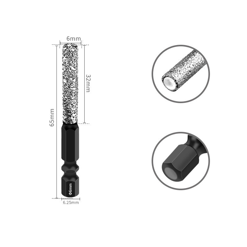 🔥Time-Limited Offer - 🛠️2-in-1 Hexagonal Shank Brazing Dry Drilling Specialized Hole Opener