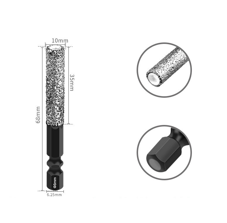 🔥Time-Limited Offer - 🛠️2-in-1 Hexagonal Shank Brazing Dry Drilling Specialized Hole Opener