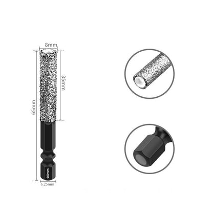 🔥Time-Limited Offer - 🛠️2-in-1 Hexagonal Shank Brazing Dry Drilling Specialized Hole Opener