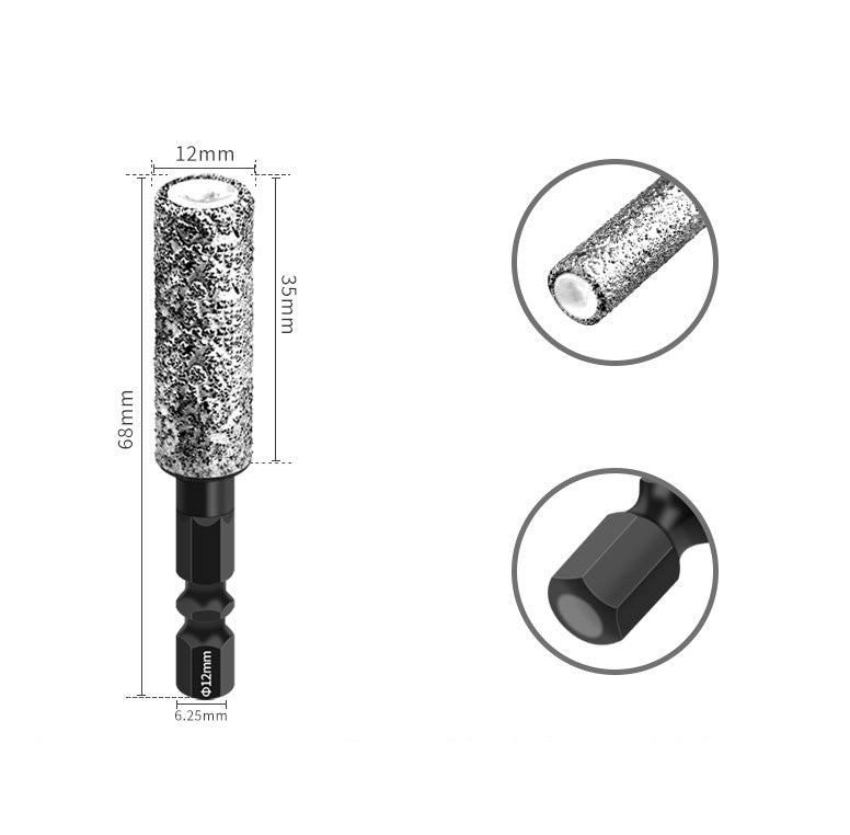 🔥Time-Limited Offer - 🛠️2-in-1 Hexagonal Shank Brazing Dry Drilling Specialized Hole Opener